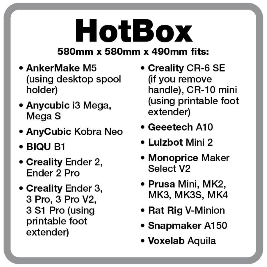 HotBox® - Caisson de température (imp. 3D filaire)