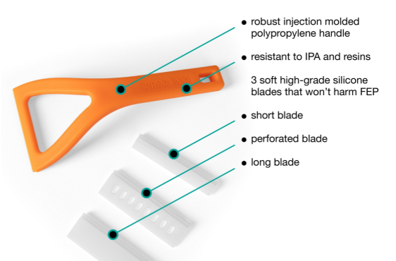 WHAM BAM ULTIM8™ WYP : spatule multifonction 3 lames